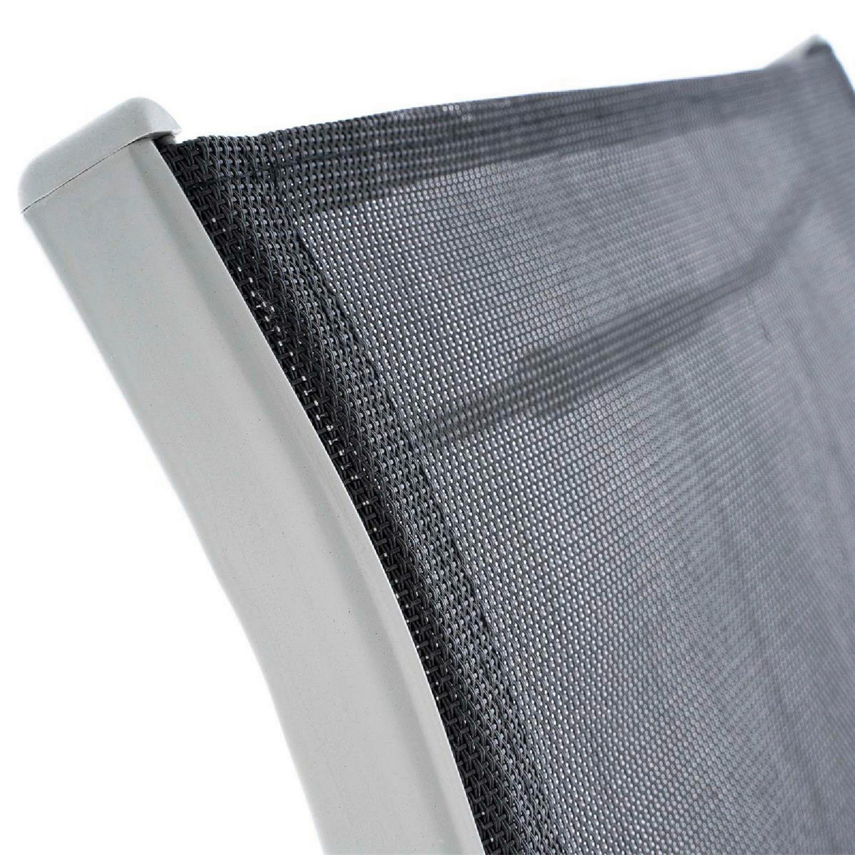 VCM Stapelsessel-Set hellgrau Textilene B/H/T: ca. 55x93x58 cm Stapelsessel_2erSet - hellgrau (55,00/93,00/58,00cm) - VCM