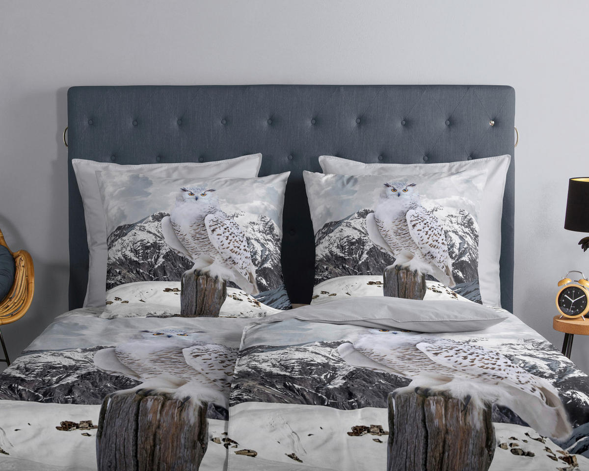 Baumwoll Bettwäsche Jacob Renforce Jacob - grau (135,00/200,00cm) - Good Morning