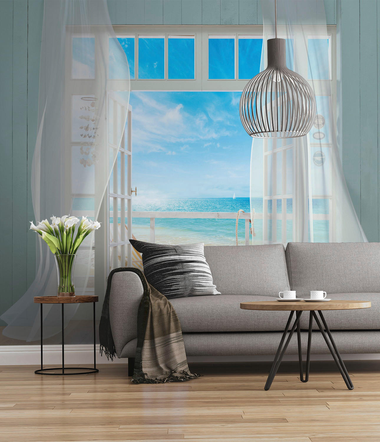 Komar Fototapete Malibu B/L: ca. 300x250 cm Malibu - (300,00/250,00cm) - Komar