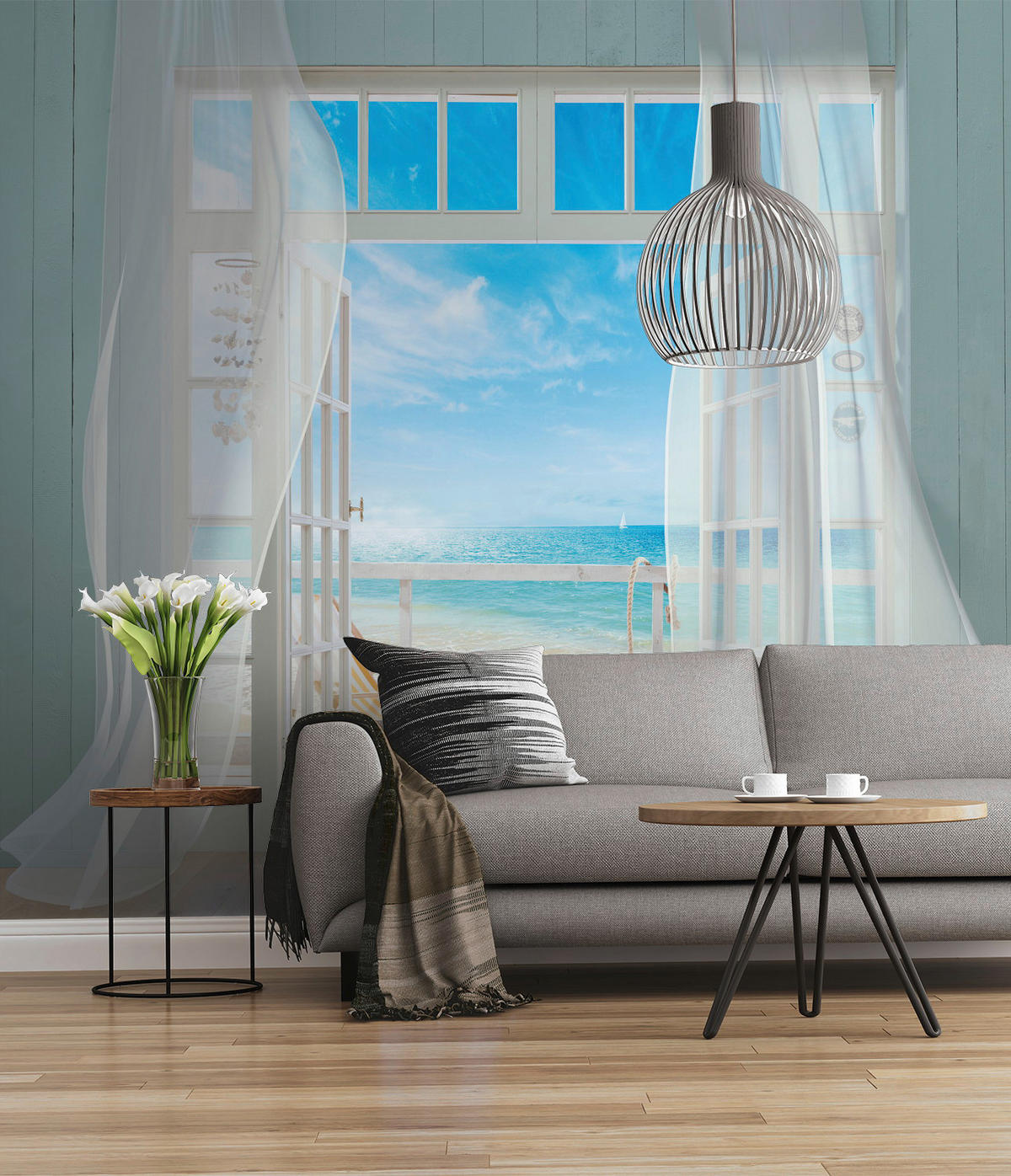 Komar Fototapete Malibu B/L: ca. 300x250 cm Malibu - (300,00/250,00cm) - Komar