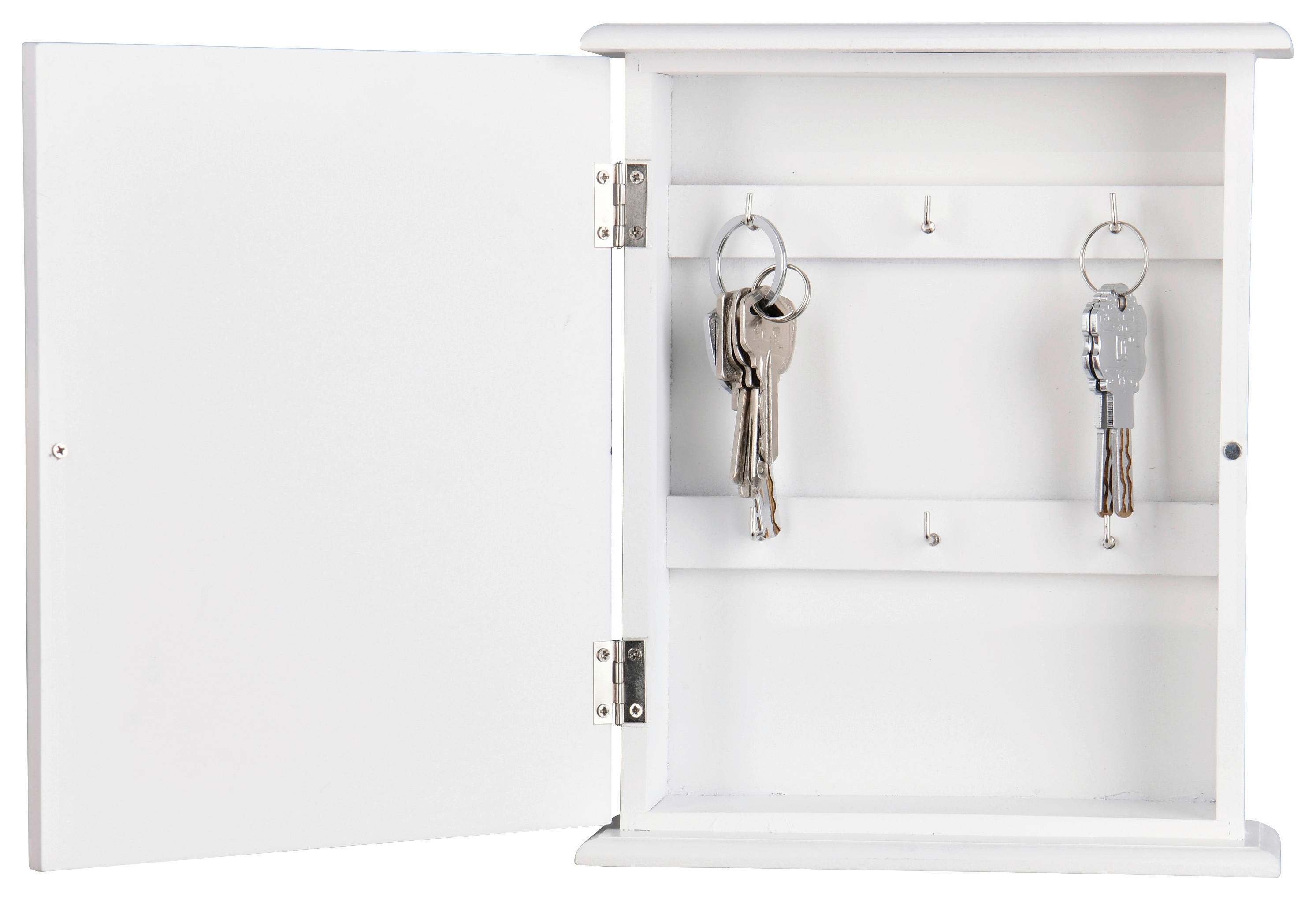 Thumbnail - Schlüsselkasten Sandy weiß MDF B/H/T: ca. 20x24x7 cm