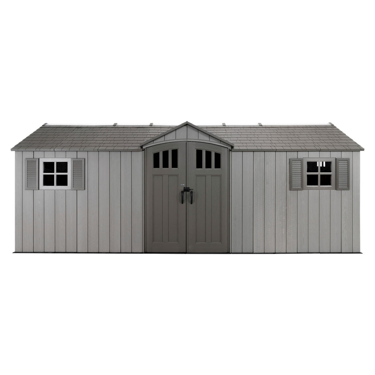 Lifetime Gerätehaus Neptun grau B/H/L: ca. 610x241x243 cm Neptun - grau (243,00/610,00/241,00cm) - Lifetime