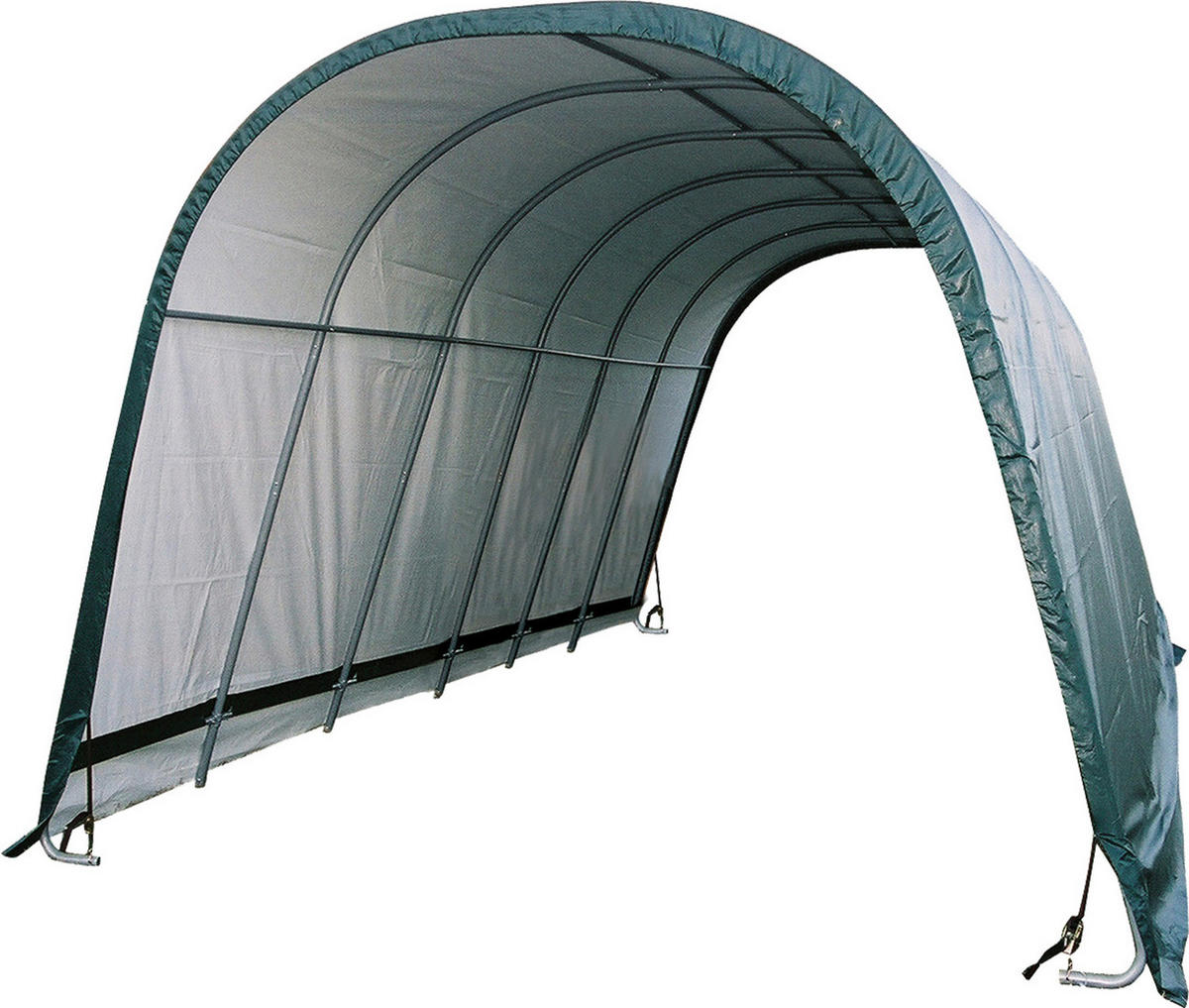 ShelterLogic Weidezelt Run-In-Shed B/H/T: ca. 400x300x730 cm Run-In-Shed - grün (400,00/300,00/730,00cm) - ShelterLogic