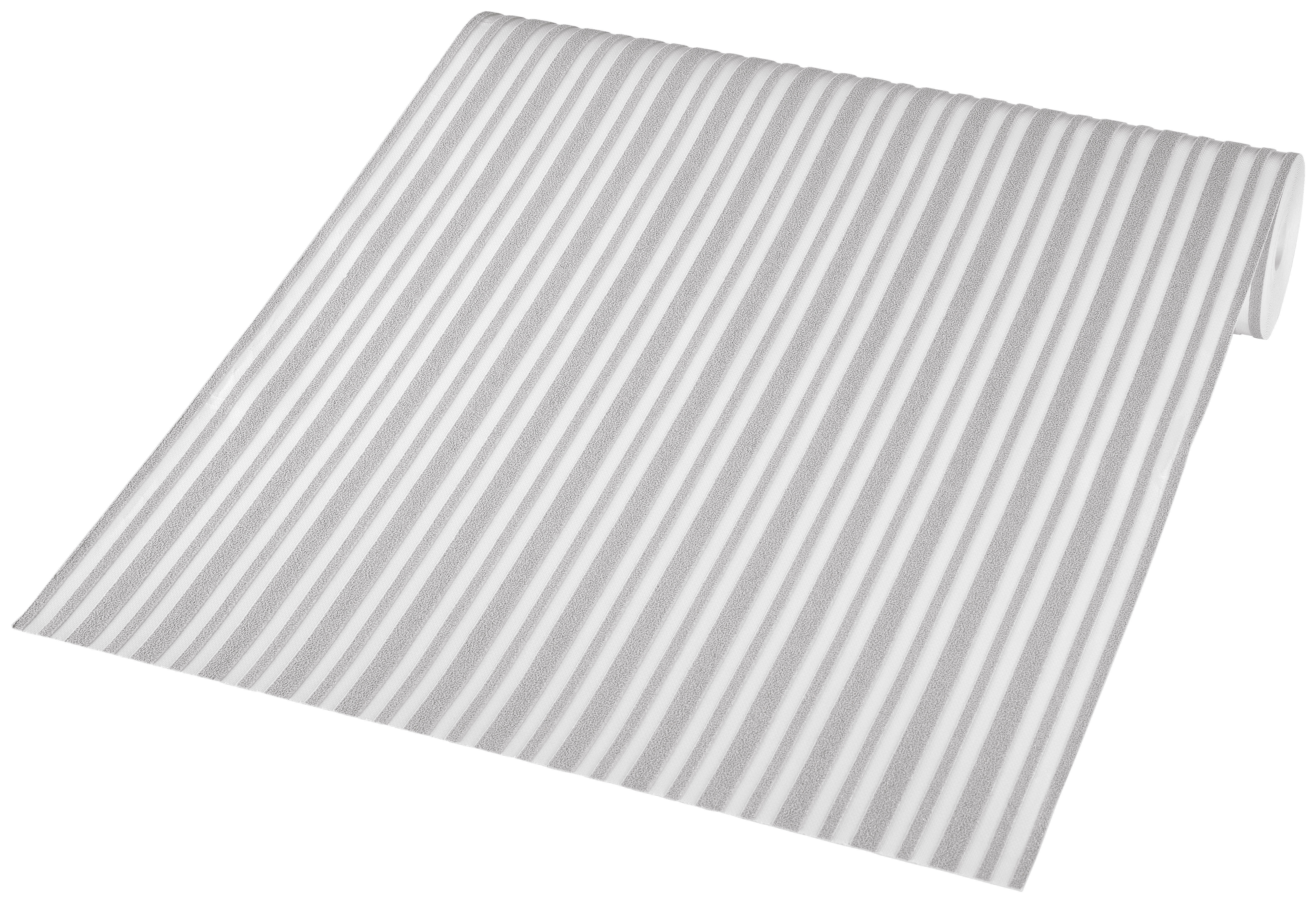 Vliestapete Streifen silber B/L: ca. 53x1005 cm