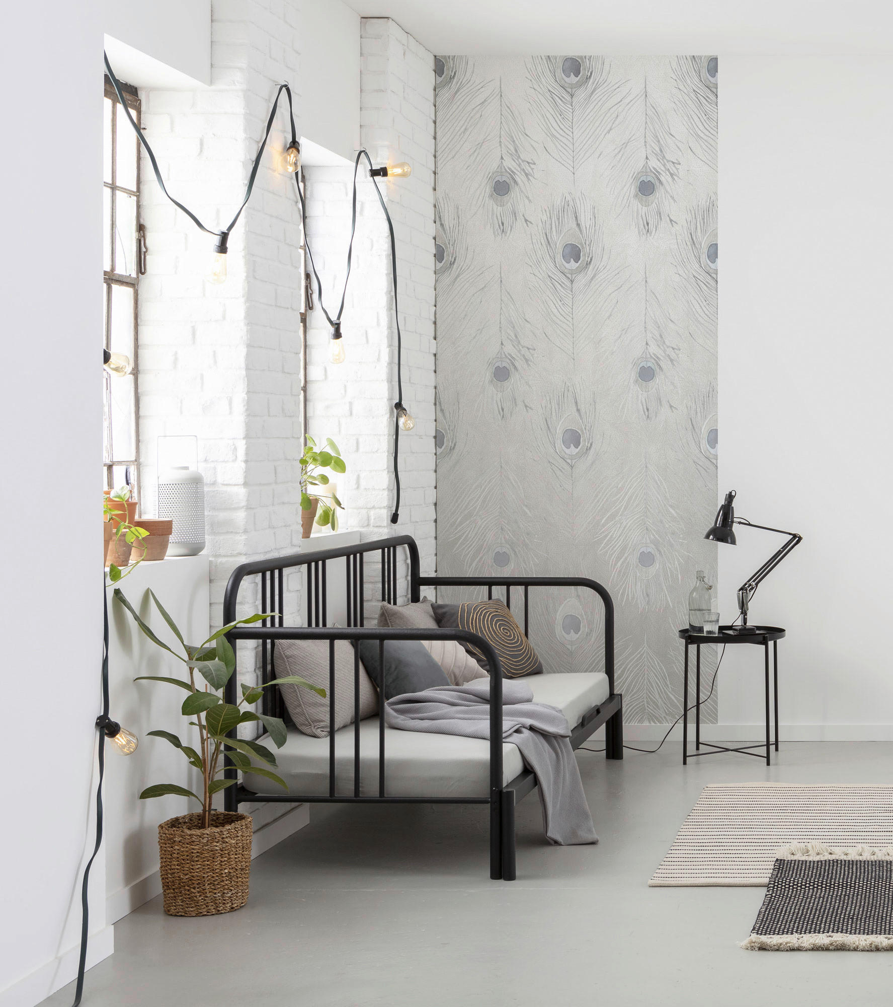 Komar Fototapete Pfauenfedern B/L: ca. 100x250 cm Pfauenfedern - (100,00/250,00cm) - Komar