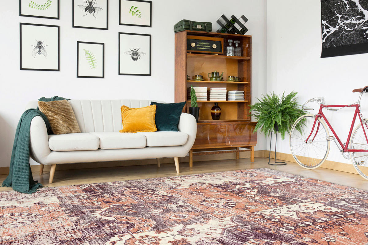360Living Teppich Indiana multicolor B/L: ca. 160x230 cm Indiana - terra/multicolor (160,00/230,00cm) - 360Living