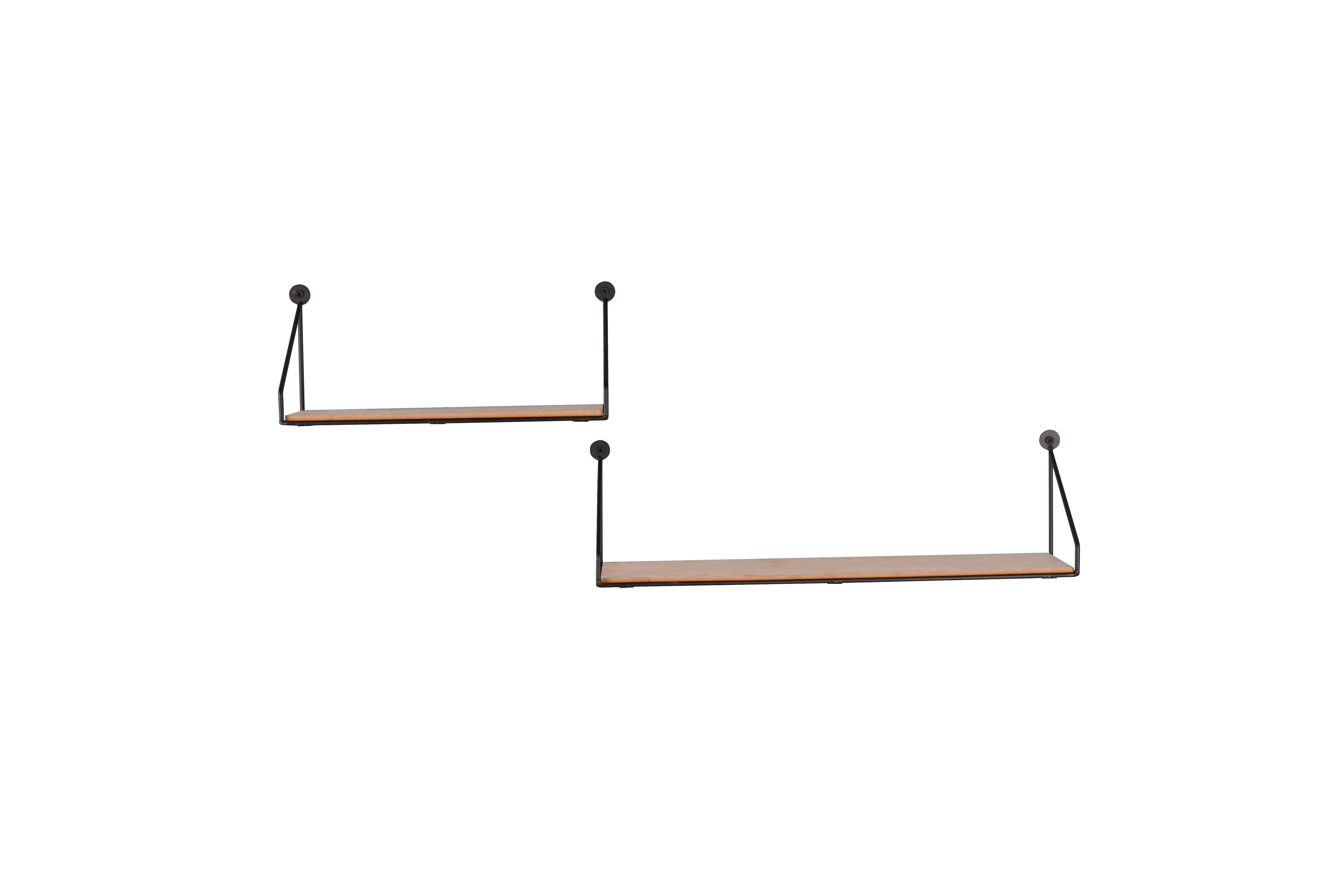 Wandregal Sabrina schwarz B/H/T: ca. 30x13x11 cm Sabrina - schwarz (30,00/13,00/11,00cm)