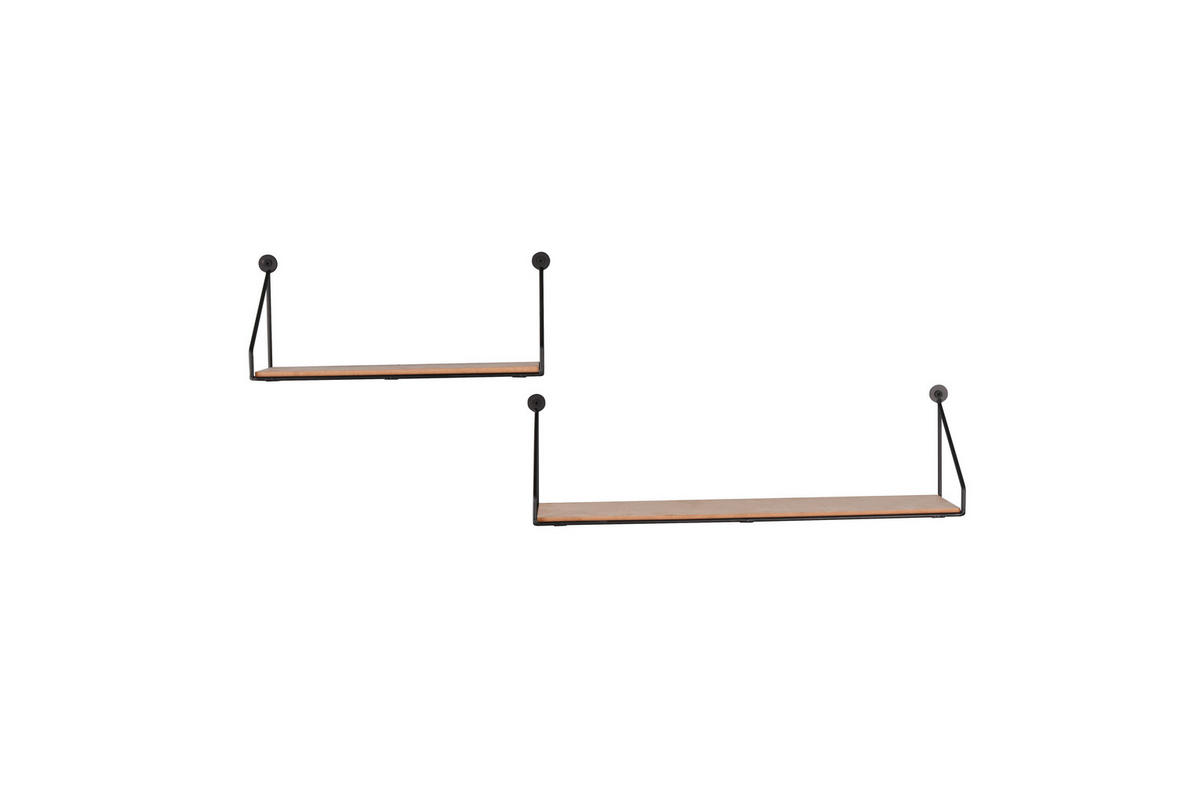 Wandregal Sabrina schwarz B/H/T: ca. 30x13x11 cm Sabrina - schwarz (30,00/13,00/11,00cm)