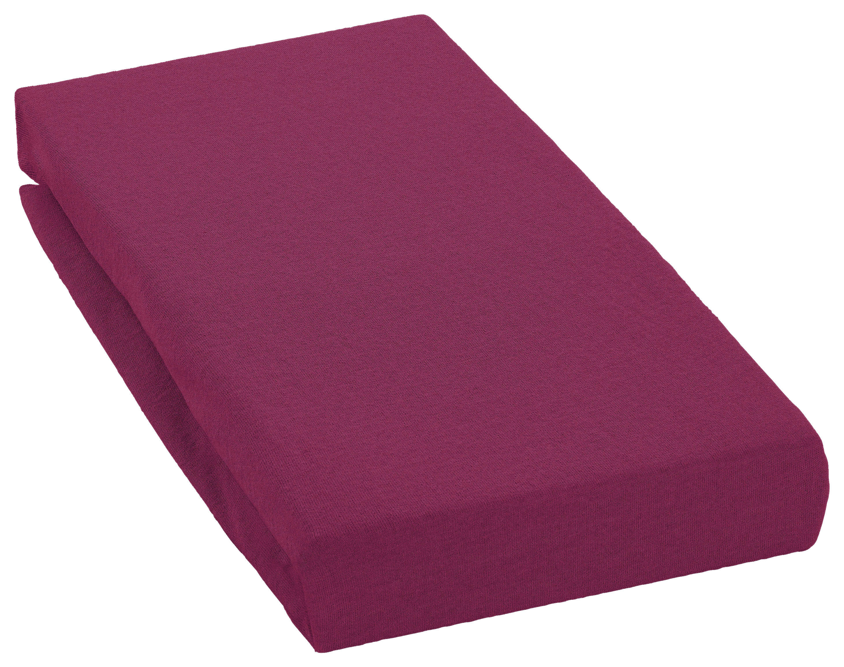 Jersey Spannbetttuch Spannbetttuch_Jersey 100x200cm - beere (100,00/200,00cm)