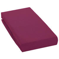 Jersey Spannbetttuch Spannbetttuch_Jersey 100x200cm - beere (100,00/200,00cm)