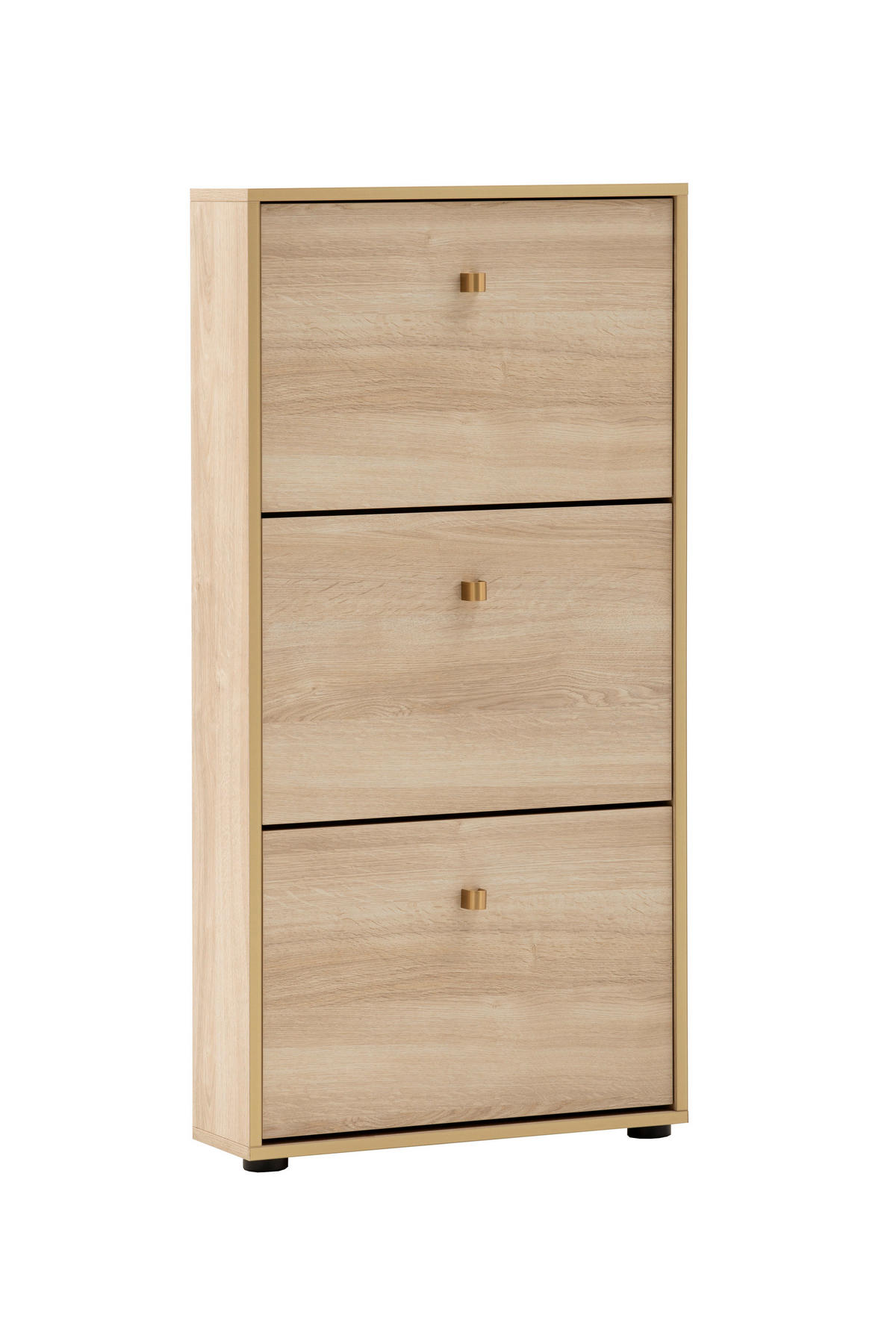 Schuhkipper Flora, 3er Eiche Nachbildung B/H/T: ca. 59,8x122x19,55 cm Flora, 3er - Eiche (59,80/122,00/19,55cm) - Schildmeyer