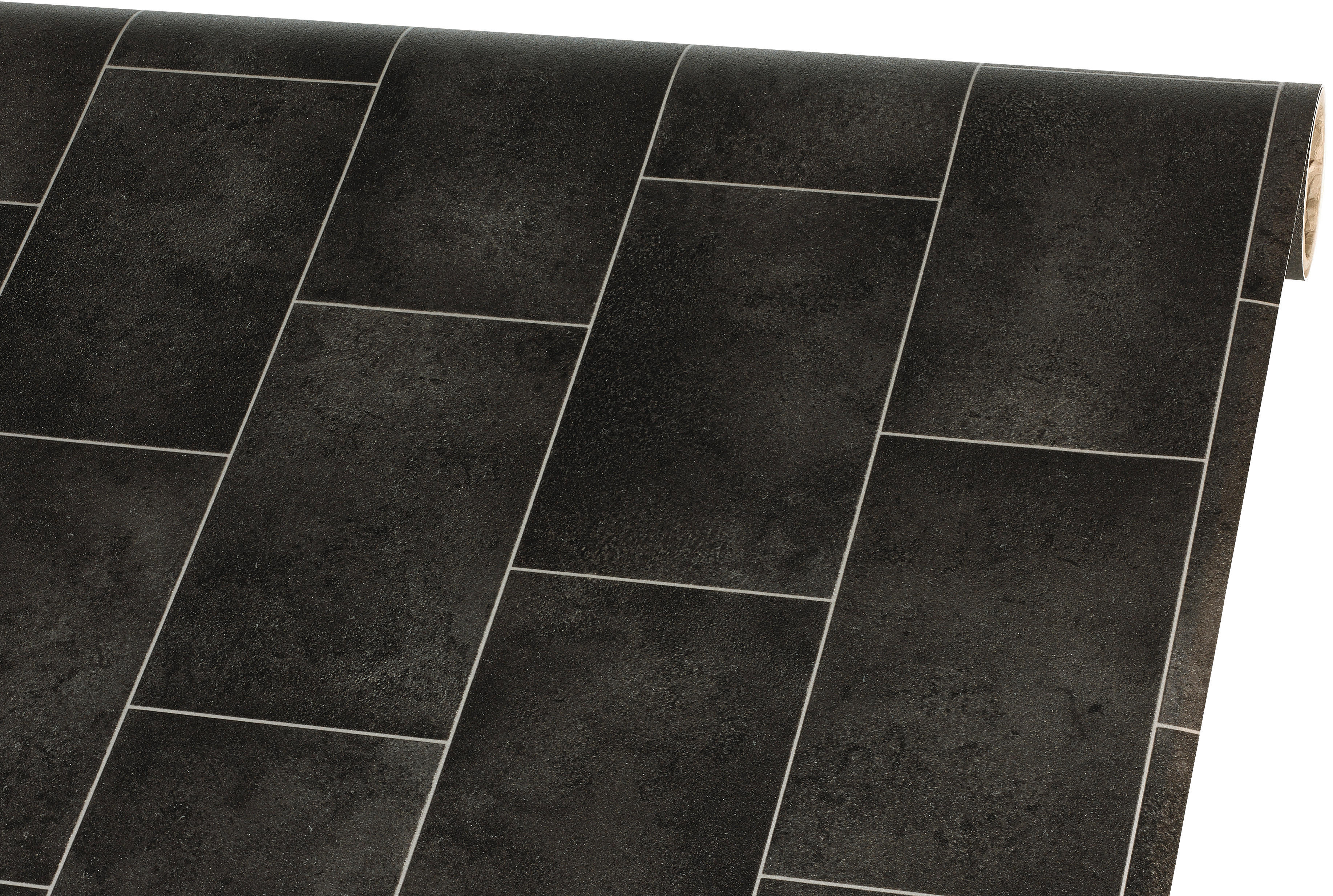 Vinylboden Rapido schwarz Fliese B: ca. 200 cm pro m² Rapido - schwarz (200,00cm)