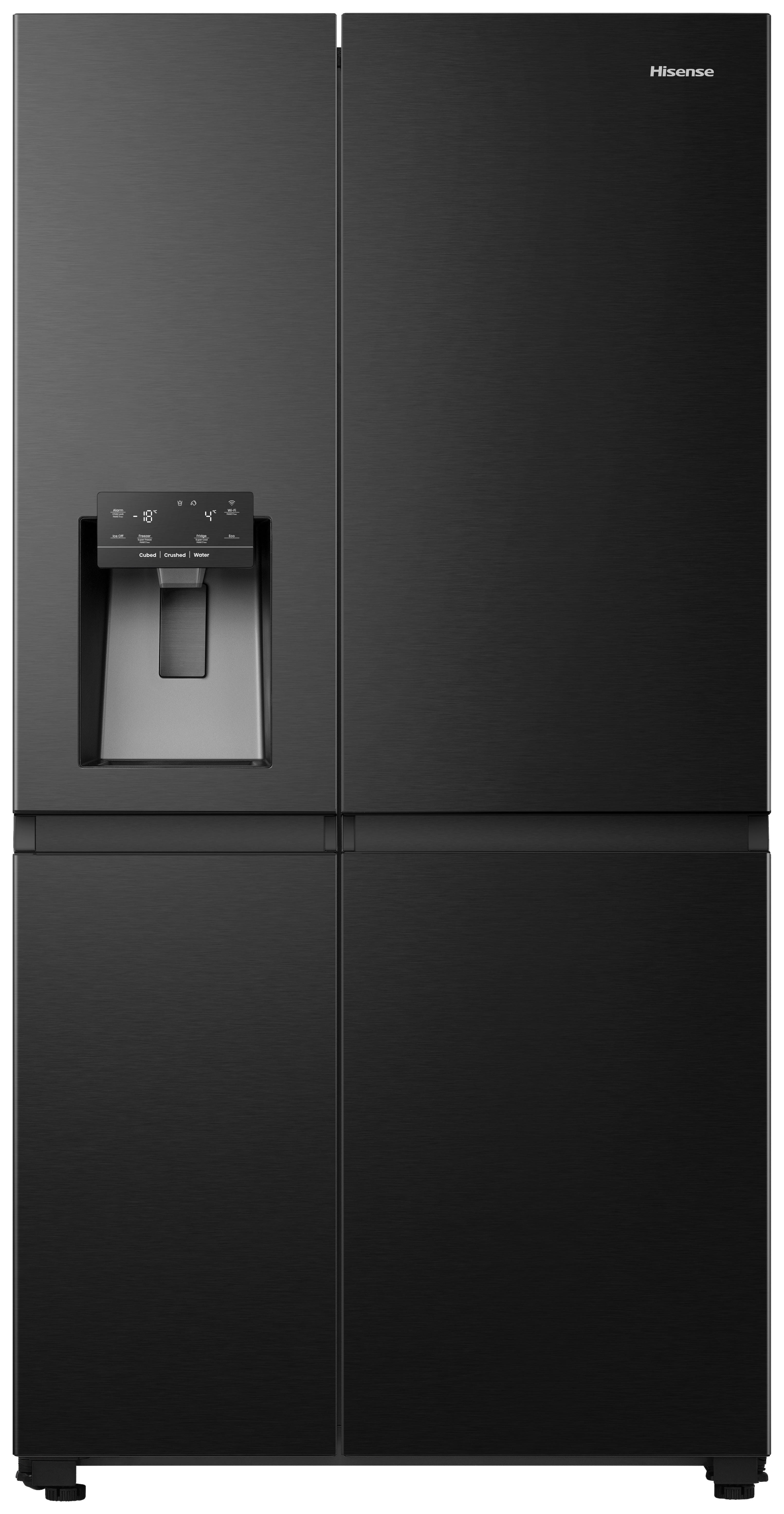 Hisense Side-by-Side S818N4TFE schwarz B/H/T: ca. 91x179x73 cm Side-by-Side_RS818N4TFE - schwarz (91,00/179,00/73,00cm) - Hisense