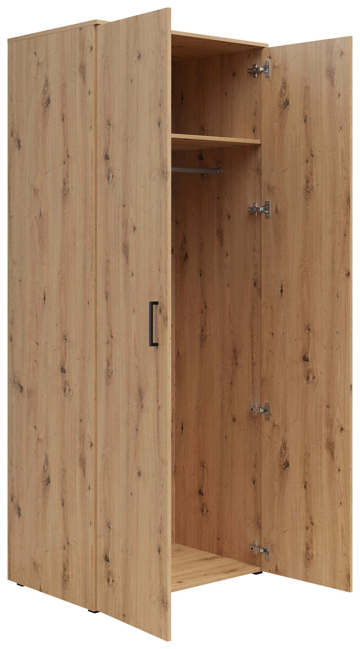 Schrank Multi-Stauraum Typ 39 Eiche Artisan Nachbildung B/H/T: ca. 80x195x52 cm Multi-Stauraum Typ 39 - Eiche (80,00/195,00/52,00cm)
