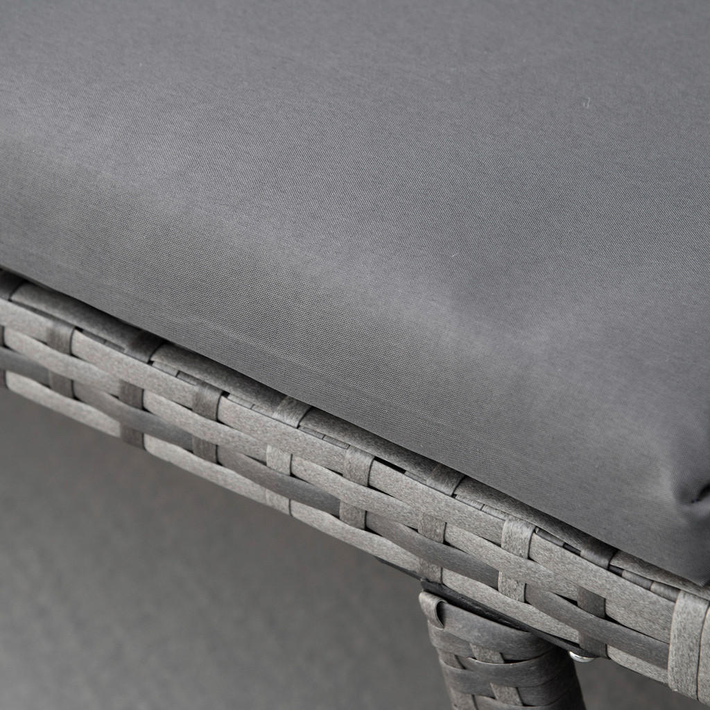 Outsunny Gartensofa grau Polyrattan B/H/... Outsunny Gartensofa grau Polyrattan B/H/...