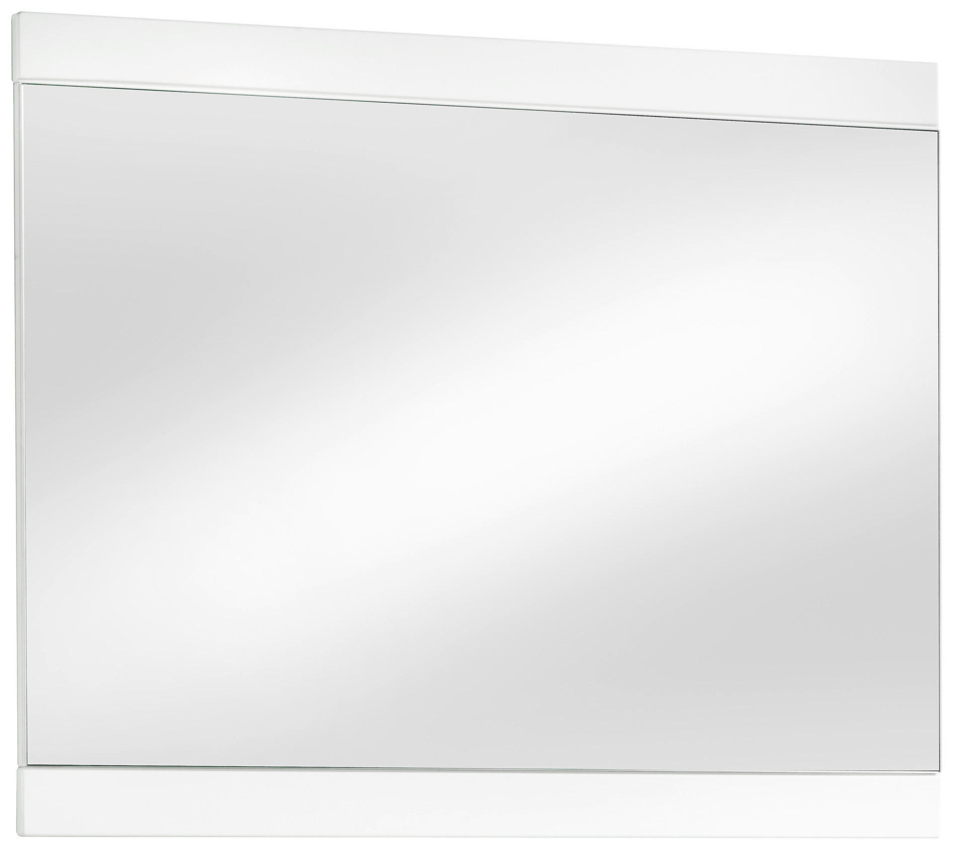 Wandspiegel Atlanta weiß Hochglanz B/H/T: ca. 90x73x2 cm Atlanta - weiß (90,00/73,00/2,00cm)