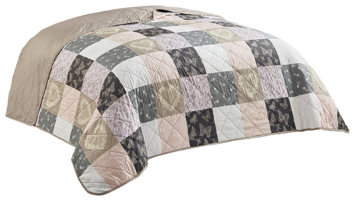 Tagesdecke Tagesdecke Patchwork 220x240cm - Multi (220,00/240,00cm)