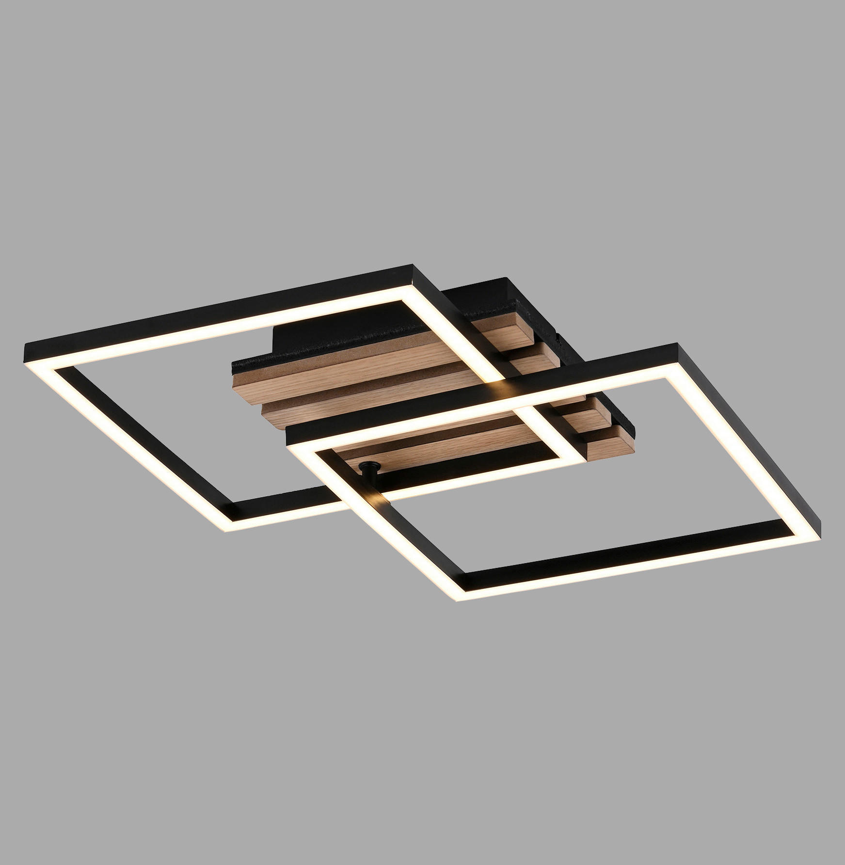 Just Light LED-Deckenleuchte B/H/L: ca. 36x7,8x37 cm LED-Deckenleuchte_Akustika - (37,00/36,00/7,80cm) - Just Light