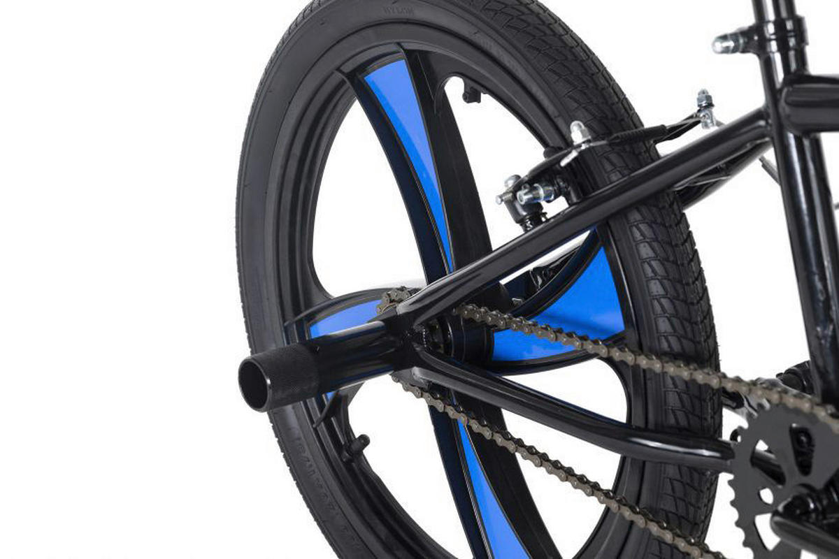KS-Cycling BMX Fahrrad Rise Rise 20 Zoll Rahmenhöhe 28 cm 1 Gänge schwarz schwarz ca. 20 Zoll Rise - blau/schwarz - KS-Cycling