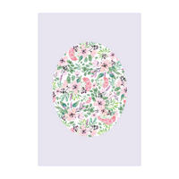 Komar Poster Shelly Patterns Lavender Blumen B/L: ca. 50x70 cm Shelly Patterns Lavender - (50,00/70,00cm) - Komar