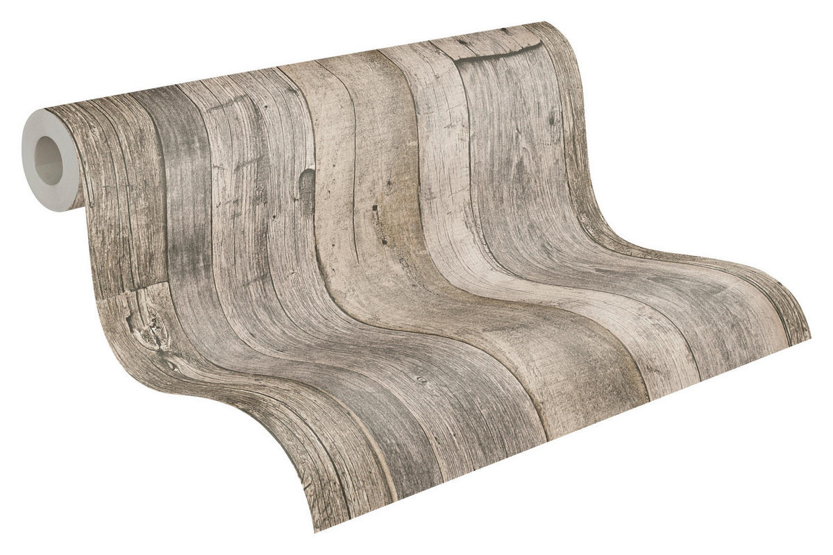 A.S.Creation Vliestapete schwarz beige B/H/D: ca. 53x1005x7,8 cm Vliestapete - beige/schwarz (7,80/1005,00cm) - A.S.Creation