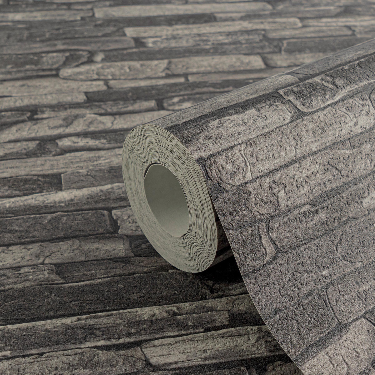 A.S.Creation Vliestapete schwarz B/H/D: ca. 53x1005x9 cm Vliestapete - schwarz (9,00/1005,00cm) - A.S.Creation