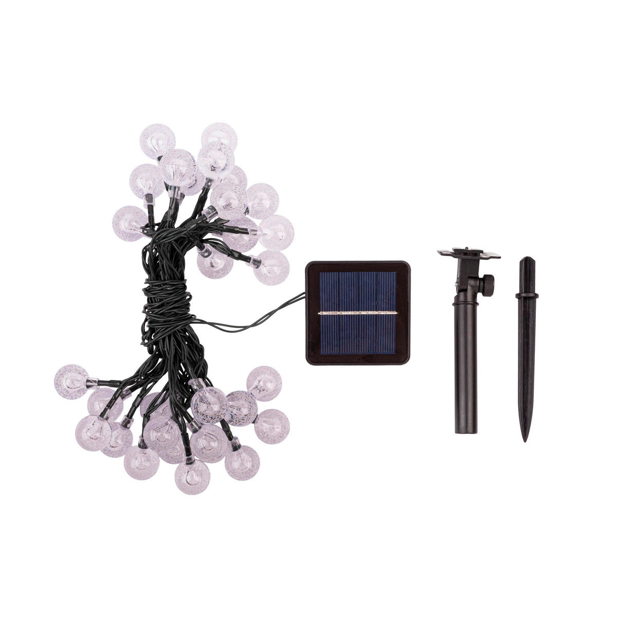 Lichterkette schwarz Kunststoff B/H/T: ca. 935x2x6,5 cm BECUL - schwarz (935,00/2,00/6,50cm) - Näve Leuchten