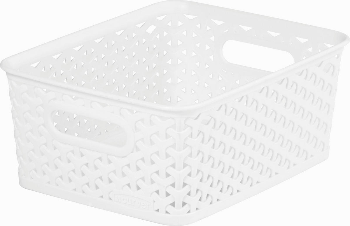 Curver Aufbewahrungskorb creme B/H/L: ca. 19,5x10,2x25,1 cm Aufbewahrungskorb_MyStyle - creme (25,10/19,50/10,20cm) - Curver