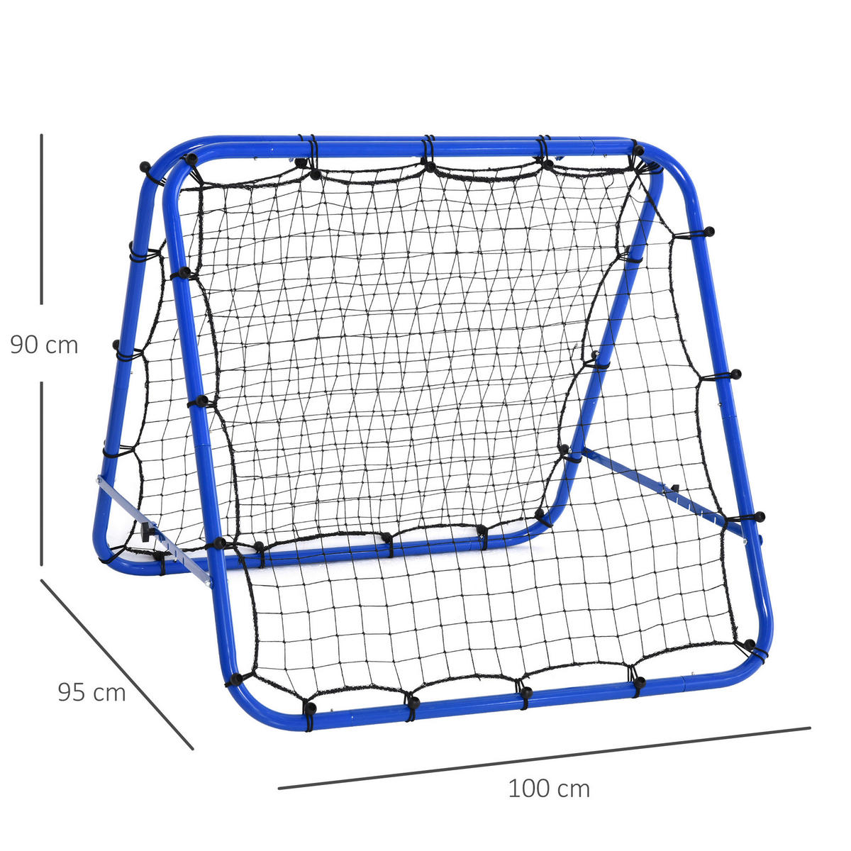 HOMCOM Baseball blau B/H/T: ca. 100x90x95 cm Baseball - blau/schwarz (100,00/90,00/95,00cm) - HOMCOM