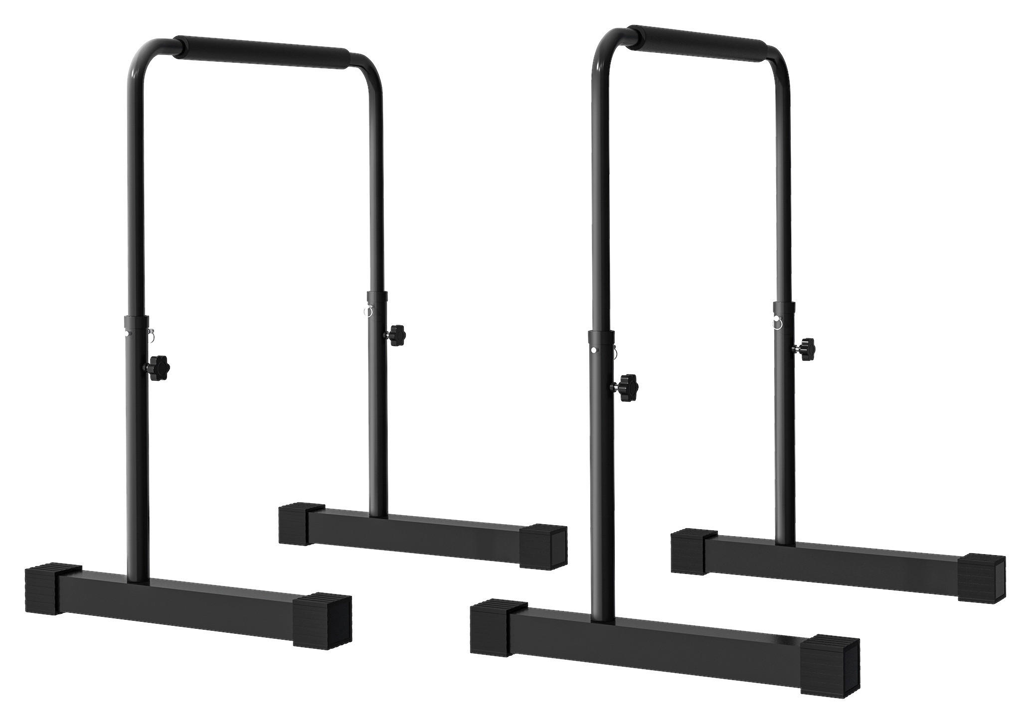 SPORTNOW Dip Station schwarz Stahl B/H/L: ca. 50x100x70 cm Dip_Station - schwarz (70,00/50,00/100,00cm) - SPORTNOW