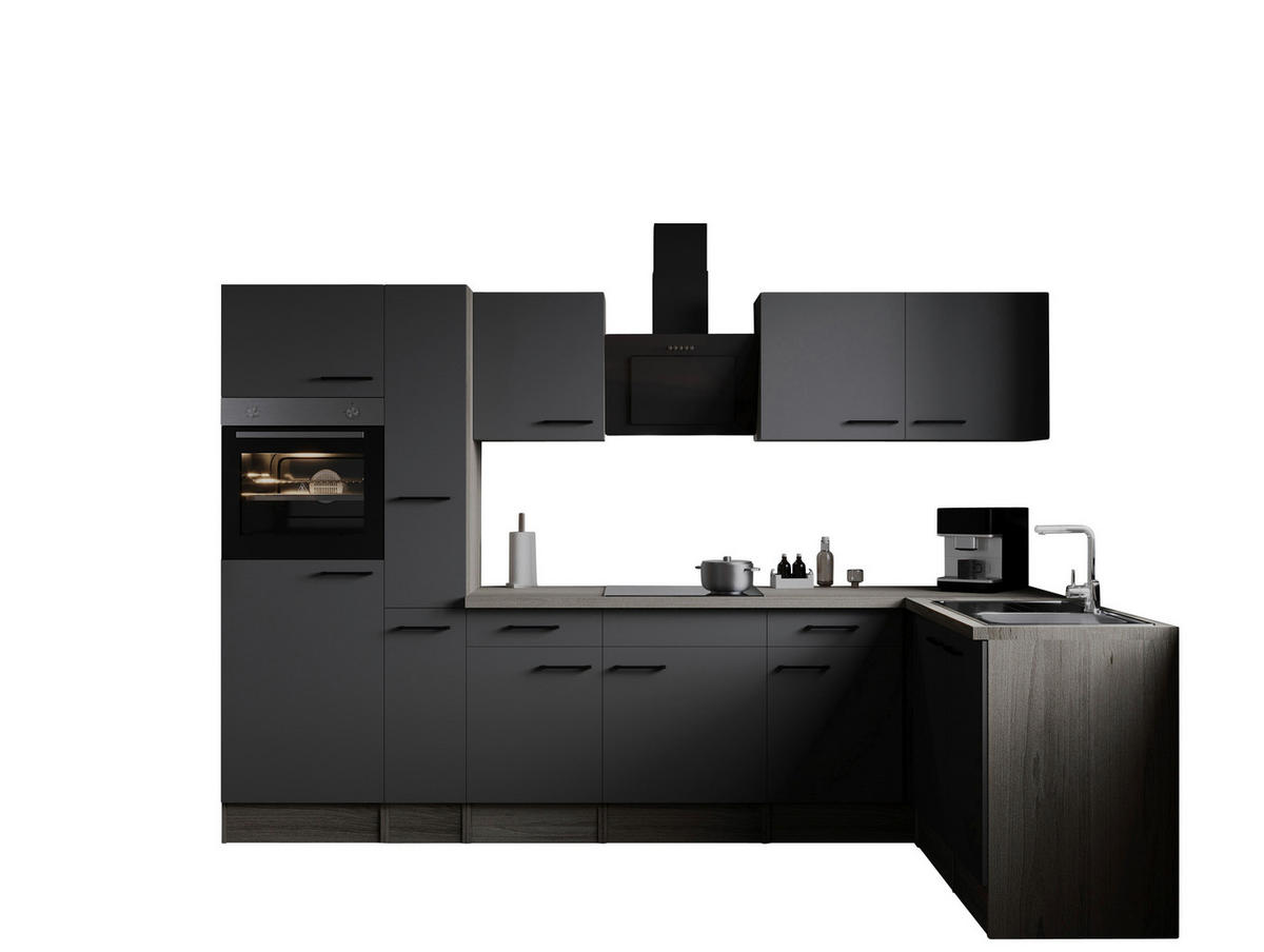 Winkelküche Oliver B/H/T: ca. 310x205x172 cm Oliver - Eiche/grau (310,00/205,00/172,00cm) - Respekta