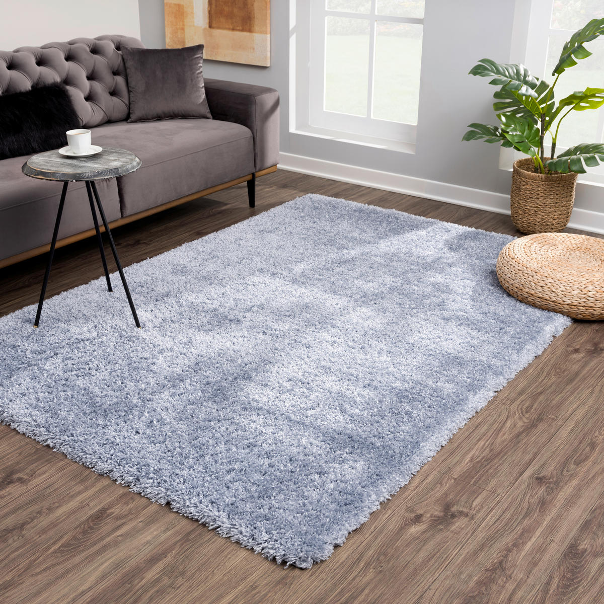 Sanat Teppich Porto blau B/L: ca. 80x150 cm Porto - blau (80,00/150,00cm) - Sanat