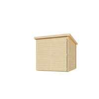 Karibu Fahrradgarage Jimmy natur B/H/T: ca. 163x167x216 cm Jimmy - natur (163,00/167,00/216,00cm) - Karibu