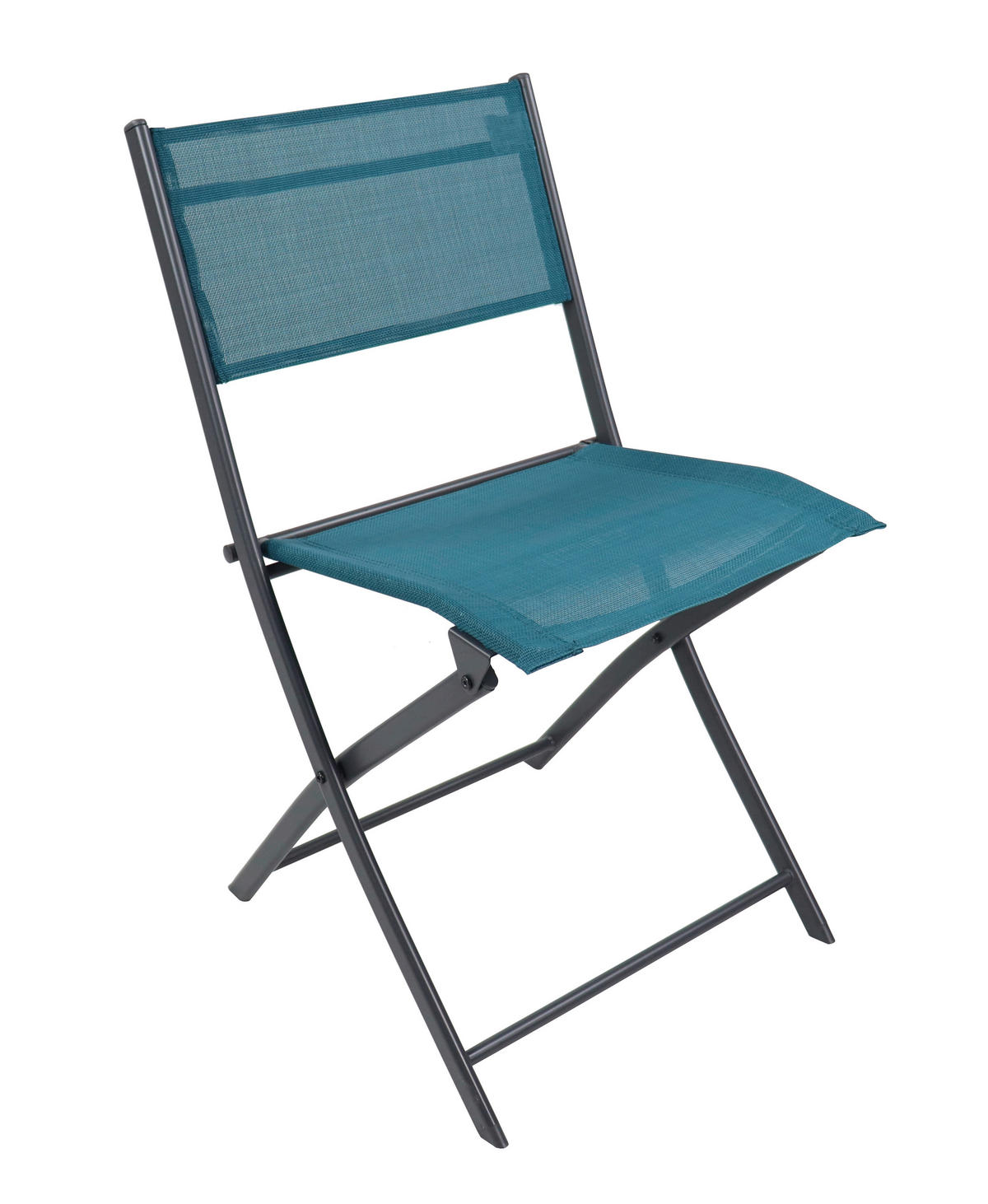 VCM Gartenstuhl 2er Set blau Stahl B/H/L: ca. 45x79x46 cm Gartenstuhl 2er Set Sumila - blau (46,00/45,00/79,00cm) - VCM