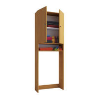 Waschmaschinenschrank braun Buche B/H/T: ca. 64x182x27 cm Waschmaschinenschrank Lona - braun (64,00/182,00/27,00cm) - VCM
