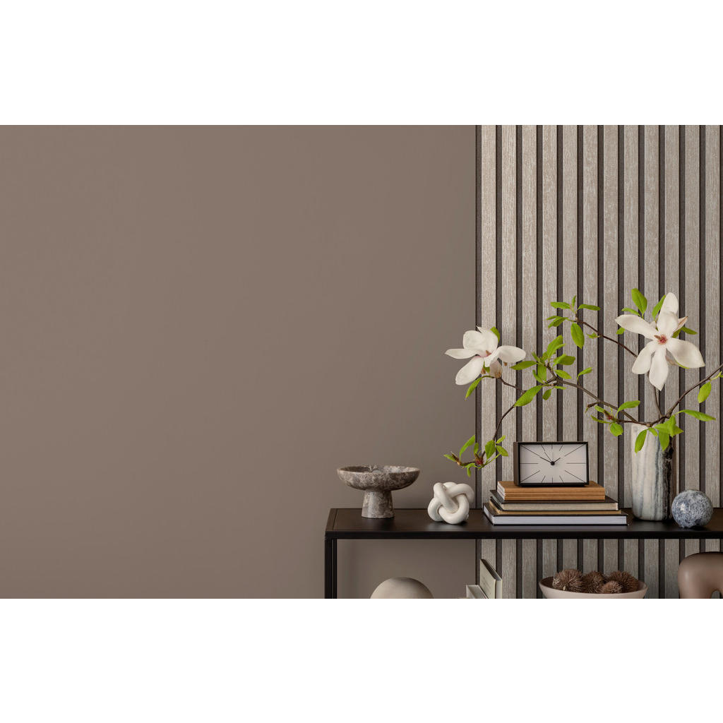 Thumbnail - Vliestapete Akustikpaneel hellgrau B/L: ca. 53x1005 cm