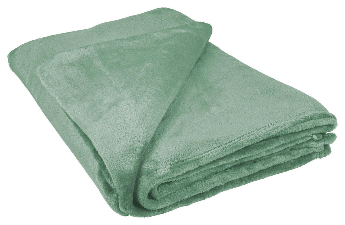 Flanelldecke Flanelldecke_Justus salbei - salbei (140,00/200,00cm)