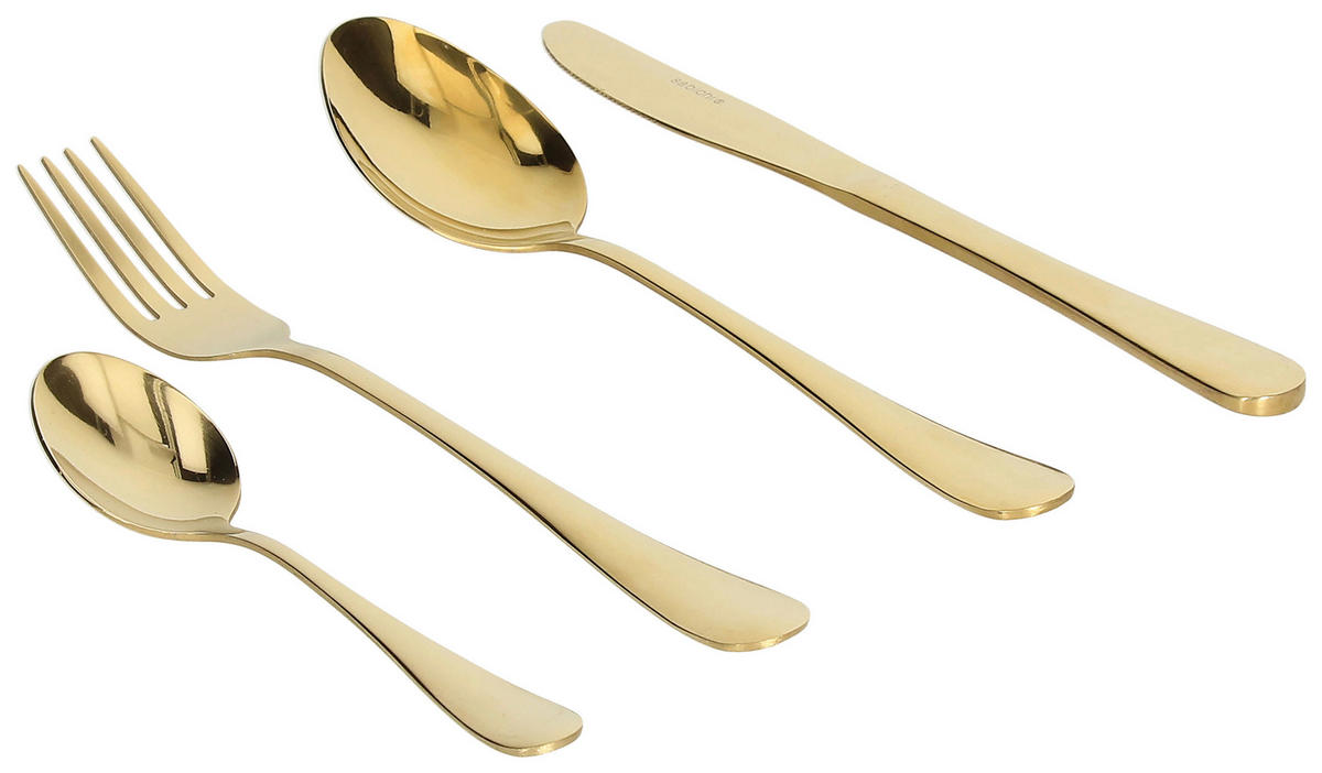 TOGNANA Besteckset Antony Golden gold Edelstahl 24 tlg. Antony Golden - gold - TOGNANA