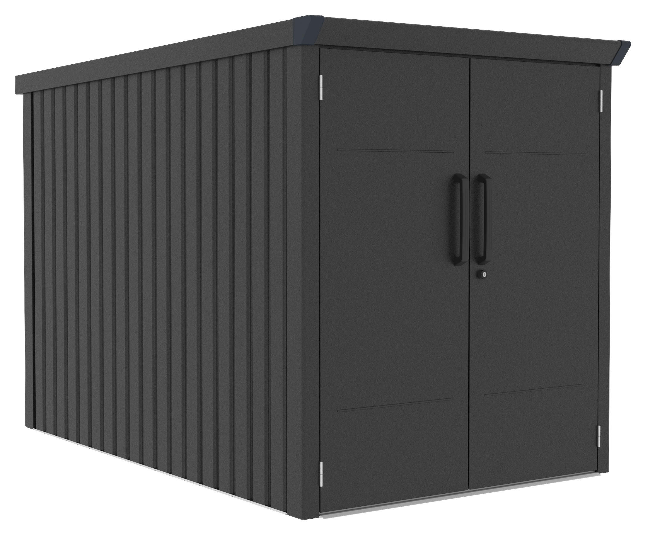 Westmann Fahrradgarage Velos schwarz B/H/L: ca. 133x151x222 cm Velos - schwarz (222,00/133,00/151,00cm) - Westmann