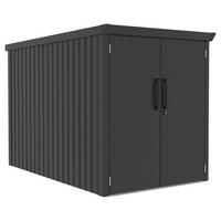 Westmann Fahrradgarage Velos schwarz B/H/L: ca. 133x151x222 cm Velos - schwarz (222,00/133,00/151,00cm) - Westmann