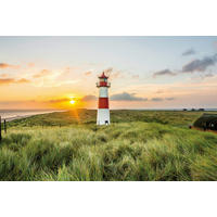 Keilrahmenbild Leuchtturm B/H: ca. 90x60 cm Keilrahmenbild 60x90 cm - (90,00/60,00cm)