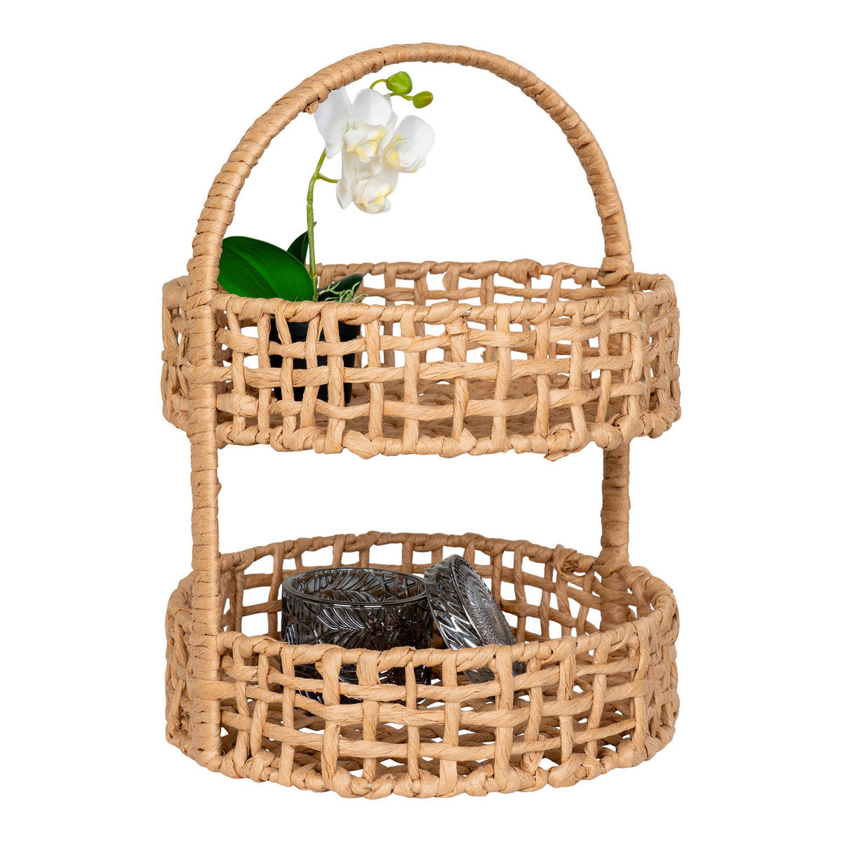 Aufbewahrungskorb Anadia natur Metall B/H/L: ca. 29x39x29 cm Anadia - natur (29,00/29,00/39,00cm)
