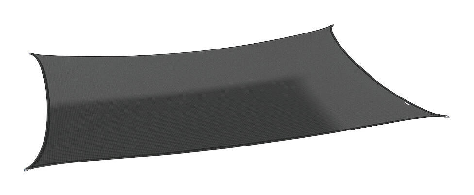 PLATINUM Sonnensegel Coolfit schwarz Polyethylen B/H/L: ca. 400x1x300 cm Coolfit - schwarz (300,00/400,00/1,00cm) - PLATINUM