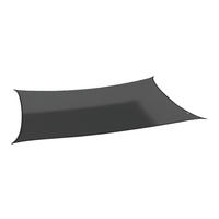 PLATINUM Sonnensegel Coolfit schwarz Polyethylen B/H/L: ca. 400x1x300 cm Coolfit - schwarz (300,00/400,00/1,00cm) - PLATINUM