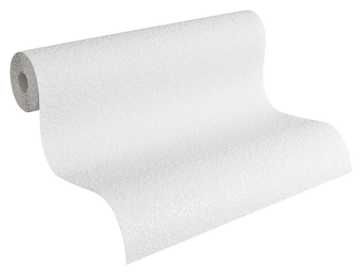 A.S.Creation Papiertapete weiß B/H/D: ca. 53x1500x13 cm Papiertapete - weiß (13,00/1500,00cm) - A.S.Creation