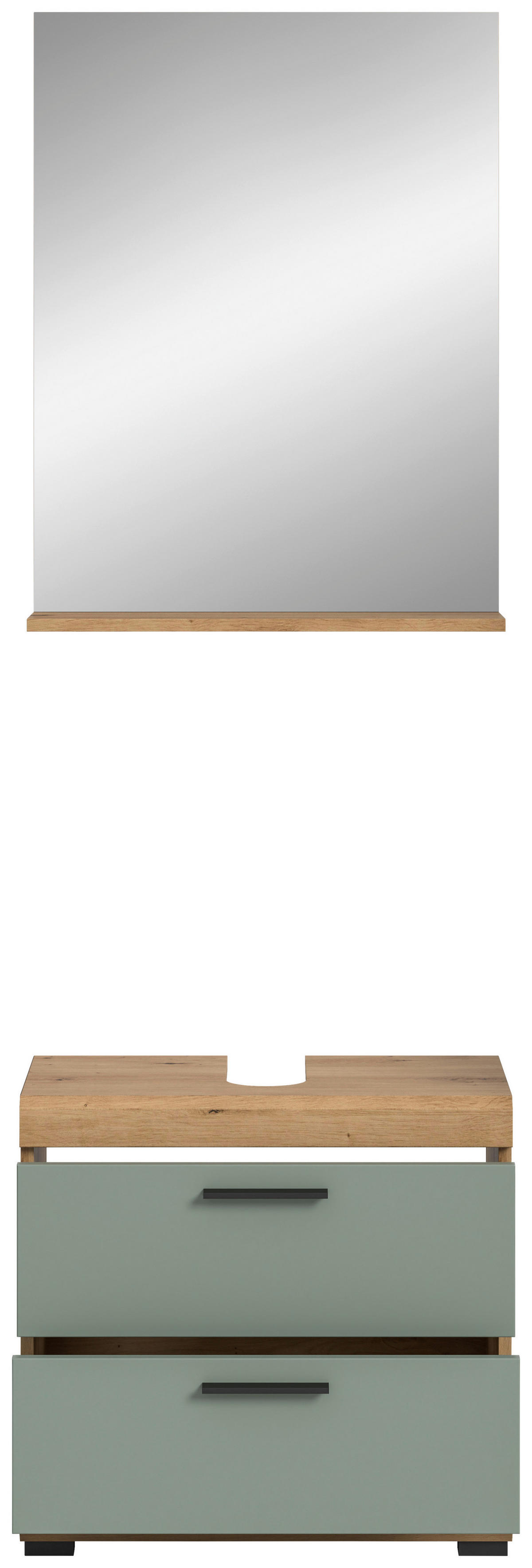 Badezimmer-Set Scout Eiche Artisan Nachbildung salbei Nachbildung B/H/T: ca. 60x191x37 cm Scout - Eiche/salbei (60,00/191,00/37,00cm) - xonox.home