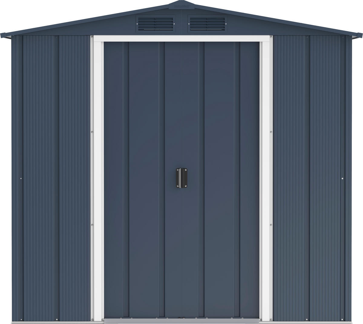 VCM Gerätehaus anthrazit B/H/L: ca. 202x181x174 cm Gerätehaus mit Schiebetür - anthrazit (174,00/202,00/181,00cm) - VCM