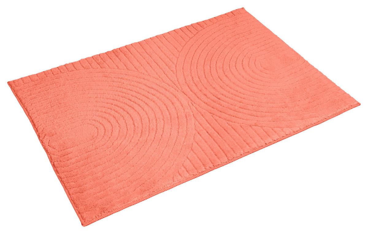 Badematte Badematte_Zen_1 60x90cm koralle - koralle (60,00/90,00cm)