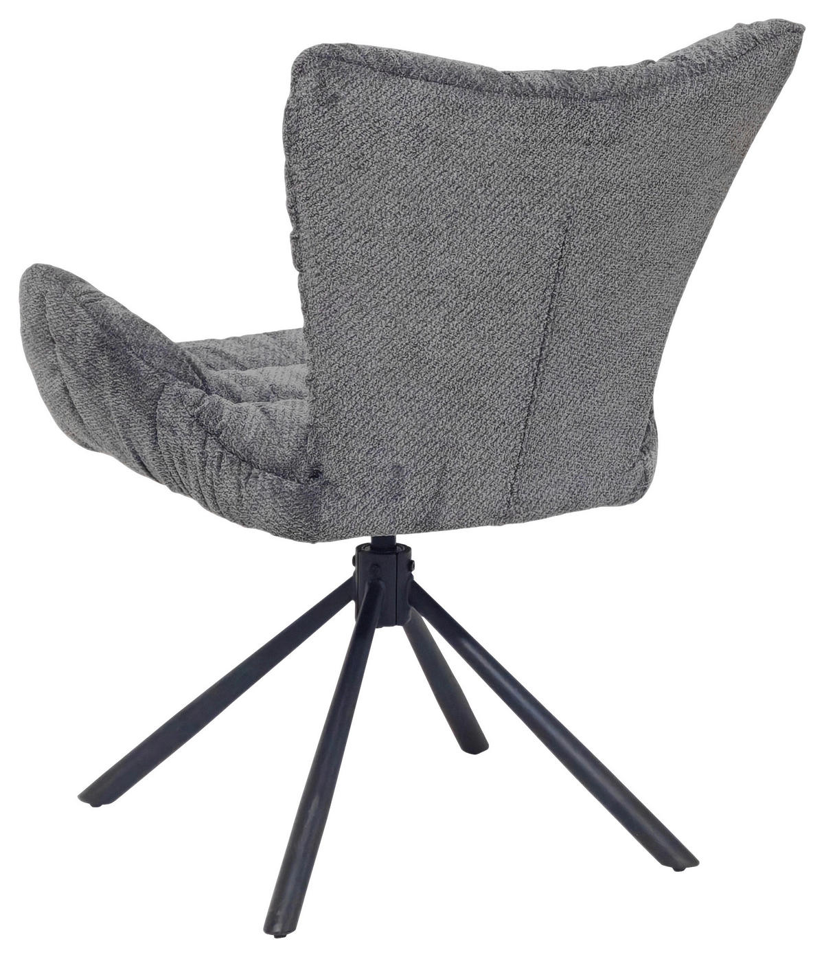 Drehstuhl Brest grau Webstoff B/T: ca. 67x65 cm Brest - schwarz/grau (67,00/65,00cm)