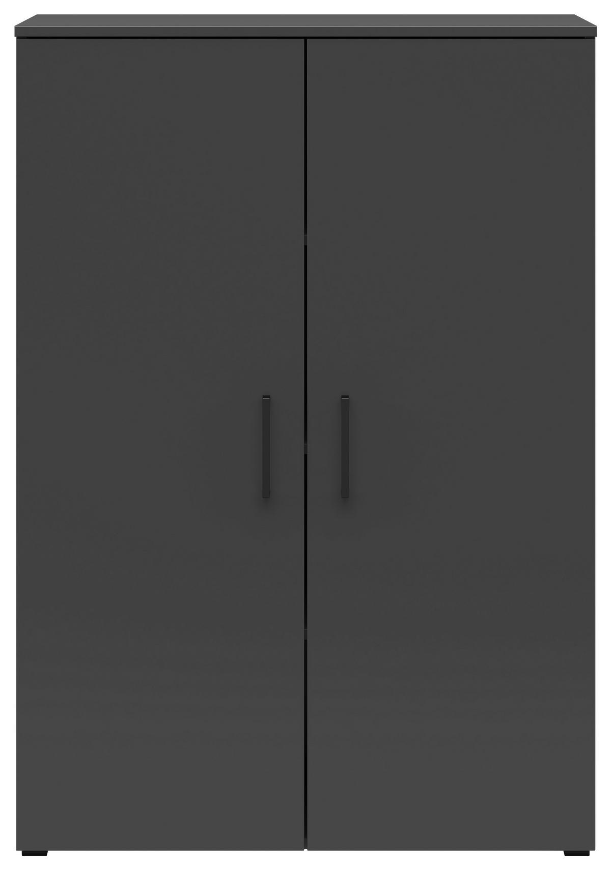 Kommode Multi-Stauraum Typ 31 anthrazit B/H/T: ca. 80x115x40 cm Multi-Stauraum Typ 31 - anthrazit (80,00/115,00/40,00cm)